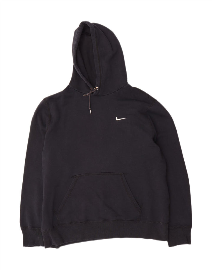 Nike Mens Hoodie Jumper 2XL Black Cotton