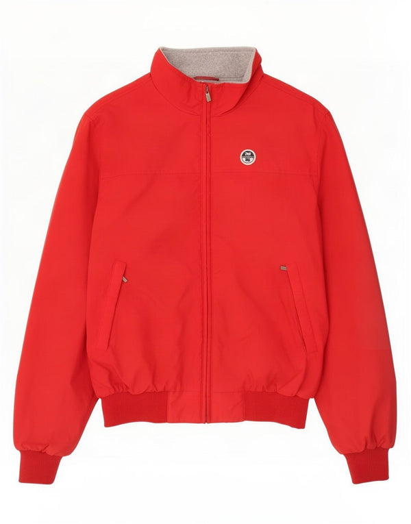 North Sails Boys Bomber Jacket 13-14 Years Red Nylon