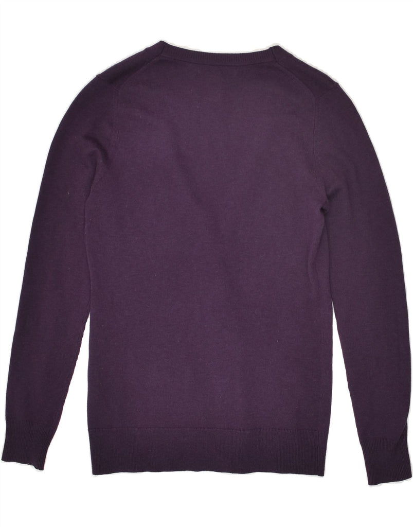 BANANA REPUBLIC Womens Cardigan Sweater UK 6 XS Purple Polyester | Vintage Banana Republic | Thrift | Second-Hand Banana Republic | Used Clothing | Messina Hembry 