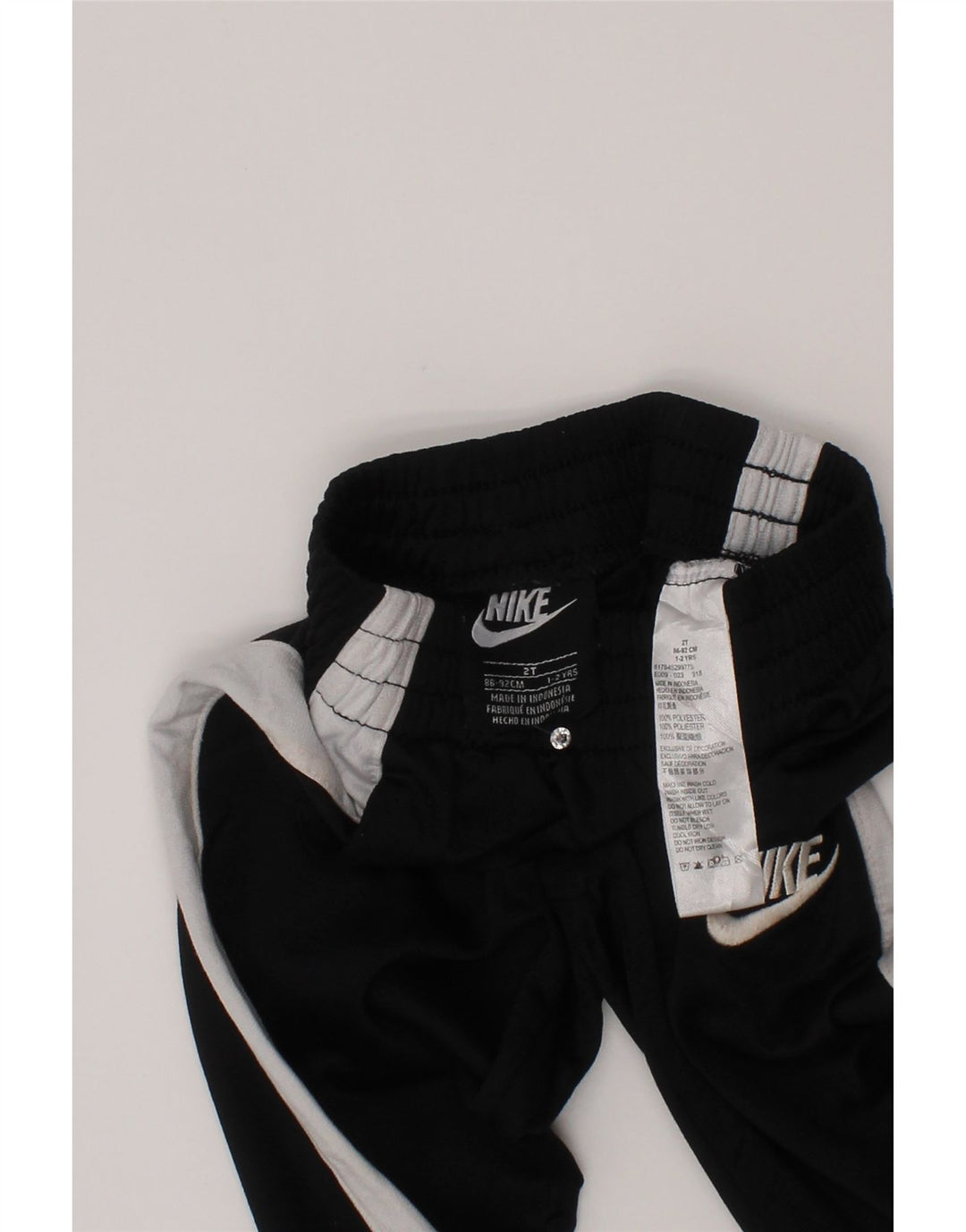 Nike Baby Boys Tracksuit Trousers 18-24 Months  Black Colourblock Polyester