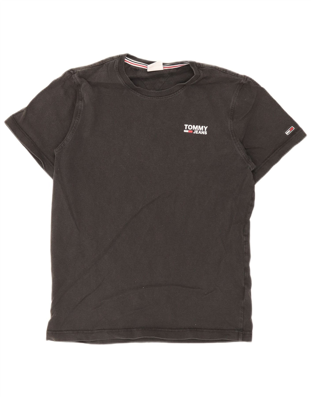 Tommy Hilfiger Mens T-Shirt Top Small Black