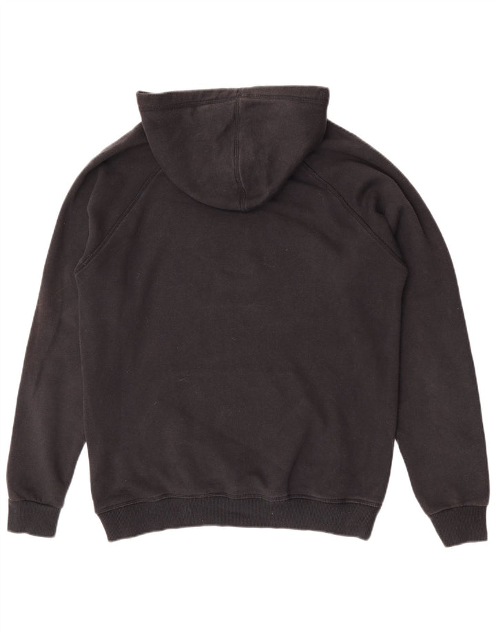 Adidas Mens Graphic Hoodie Jumper Medium Black Cotton
