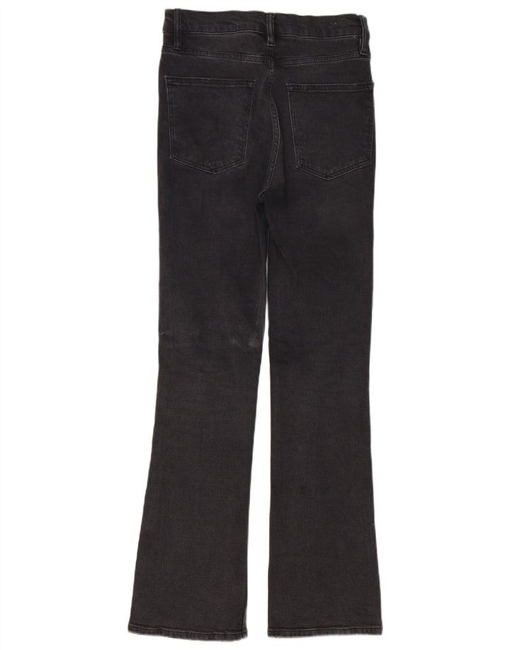 ALL SAINTS Womens Bootcut Jeans W26 L30 Black Cotton