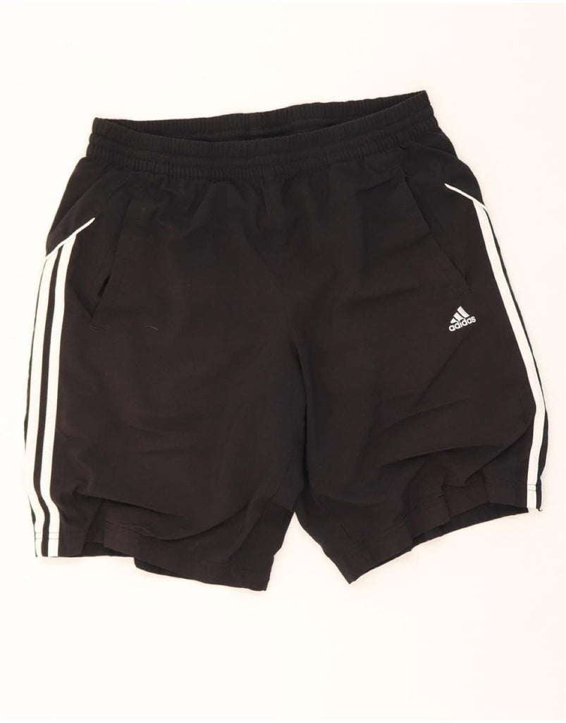 ADIDAS Mens Sport Shorts Medium  Black Polyester Vintage Adidas and Second-Hand Adidas from Messina Hembry 