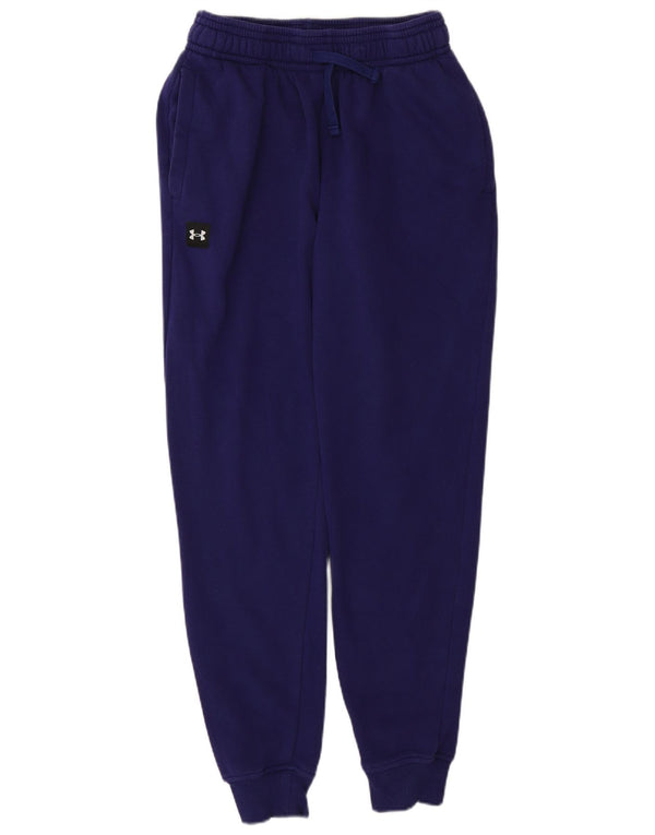 Under Armour Womens Tracksuit Trousers Joggers UK 12 Medium Purple Cotton