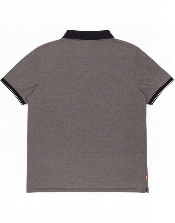Timberland Mens Regular Fit Polo Shirt Large Navy Blue Colourblock