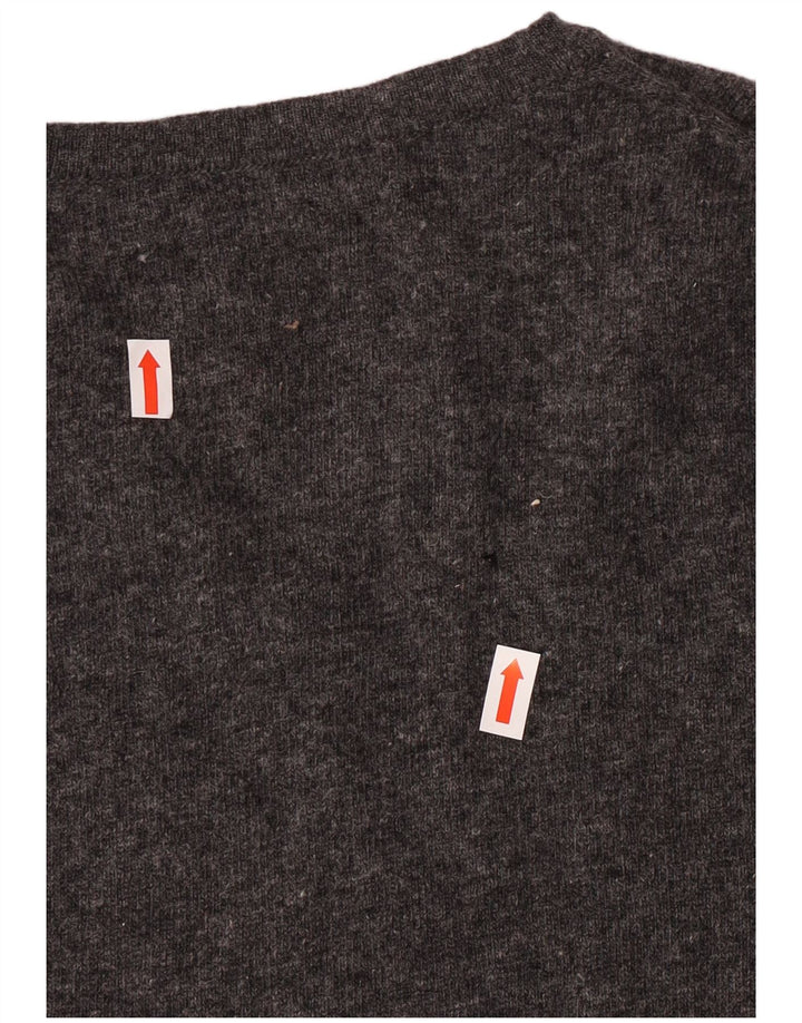 Fred Perry Mens Vest Tank Top Medium Grey Wool