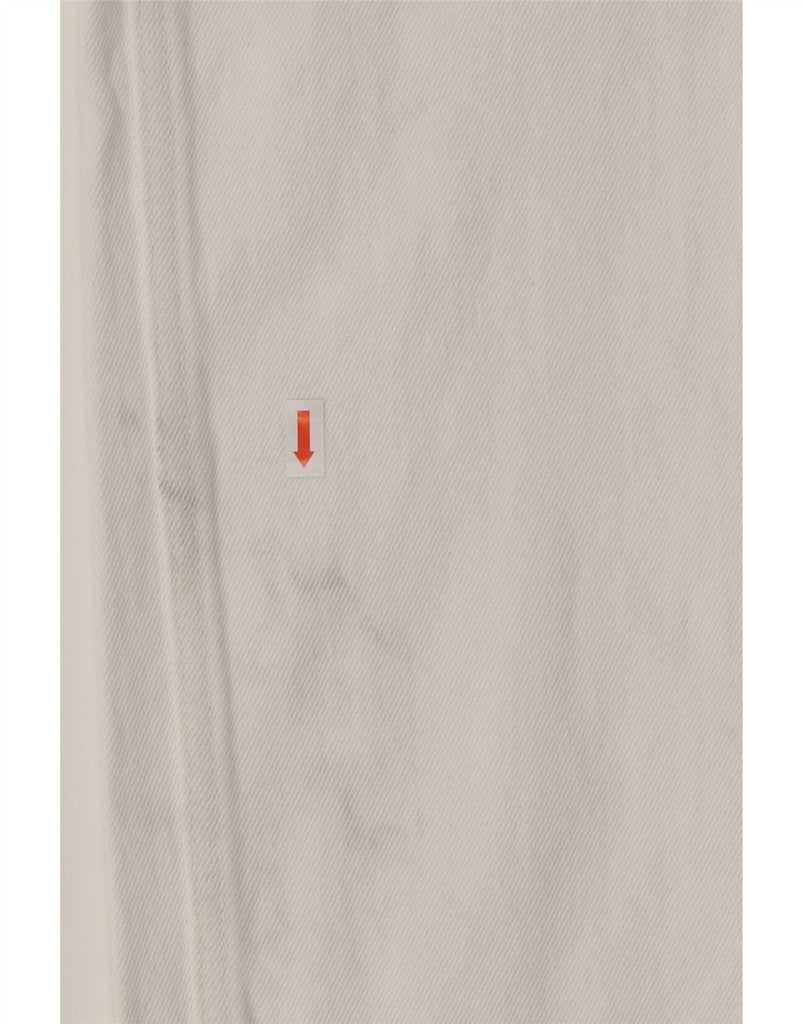 ZARA Womens High Rise Straight Jeans EU 36 XS W26 L31 White Vintage Zara and Second-Hand Zara from Messina Hembry 