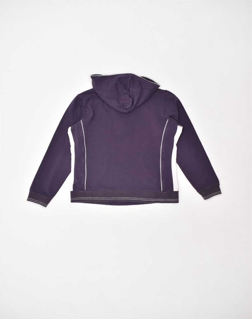 CHAMPION Womens Hoodie Jumper UK 16 Large Purple Cotton | Vintage | Thrift | Second-Hand | Used Clothing | Messina Hembry 