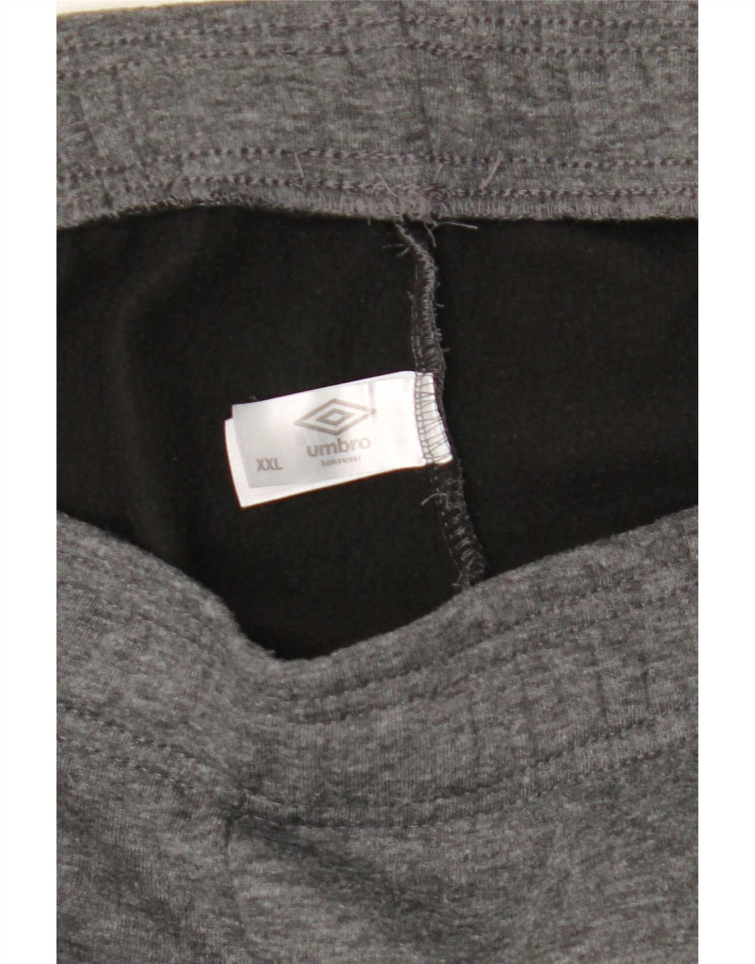 Umbro Mens Tracksuit Trousers Joggers 2XL Grey Flecked Polyester