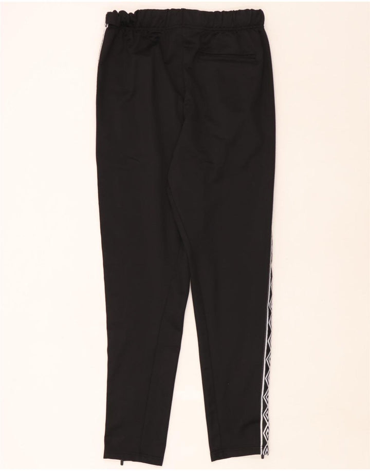 Umbro Mens Graphic Tracksuit Trousers Large  Black Polyester