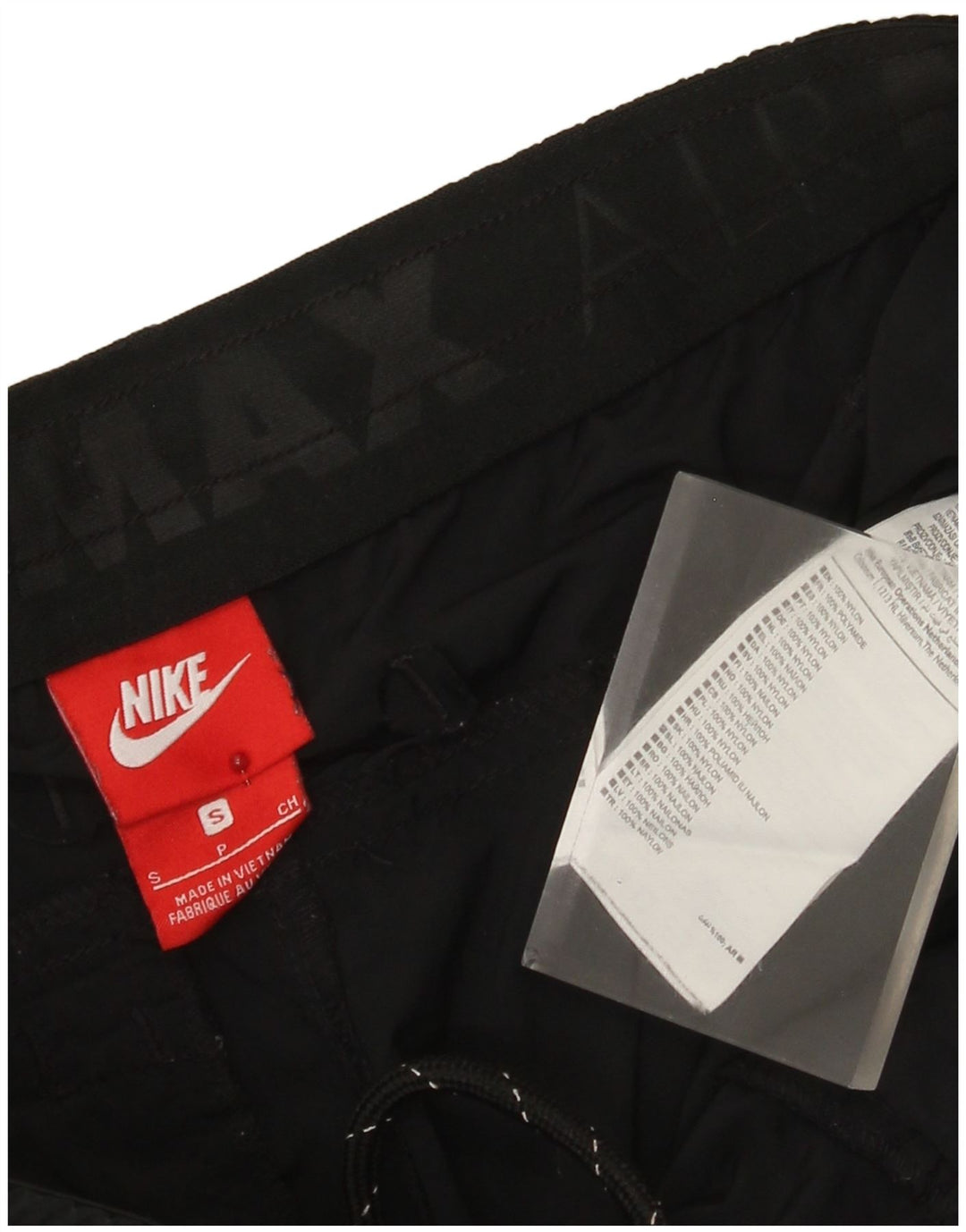 Nike Mens Cargo Shorts Small W29 Black Nylon