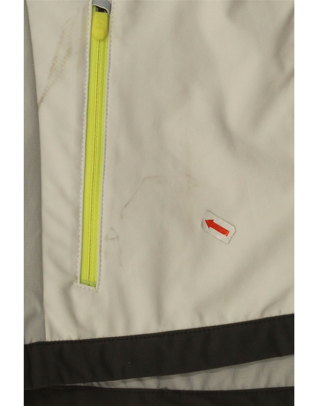 Jack Wolfskin Womens Tracksuit Top Jacket UK 10 Small Grey Colourblock