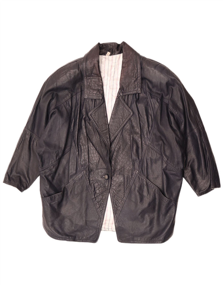 Vintage Womens Oversized Oversized Jacket EU 40 Medium Purple