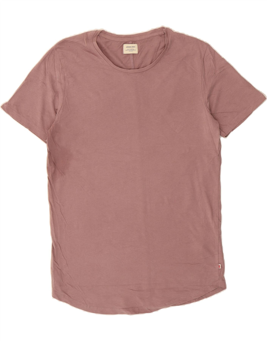JACK & JONES Mens T-Shirt Top Medium Pink Cotton Vintage Jack & Jones and Second-Hand Jack & Jones from Messina Hembry 