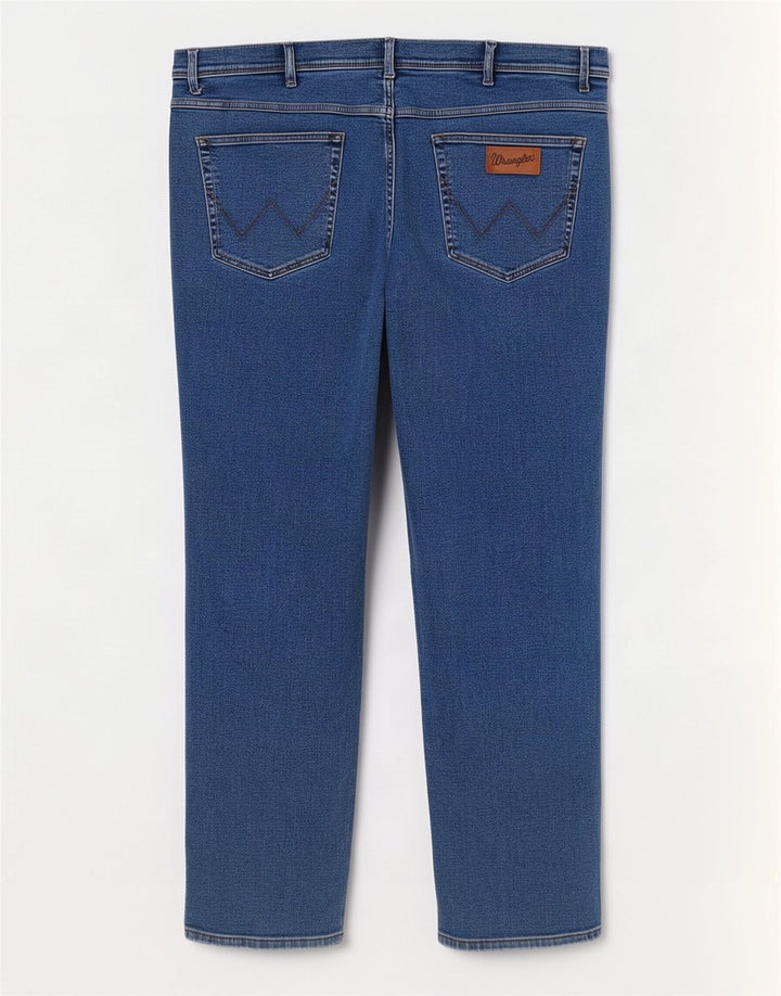 Wrangler Mens Texas Straight Jeans W44 L32 Blue