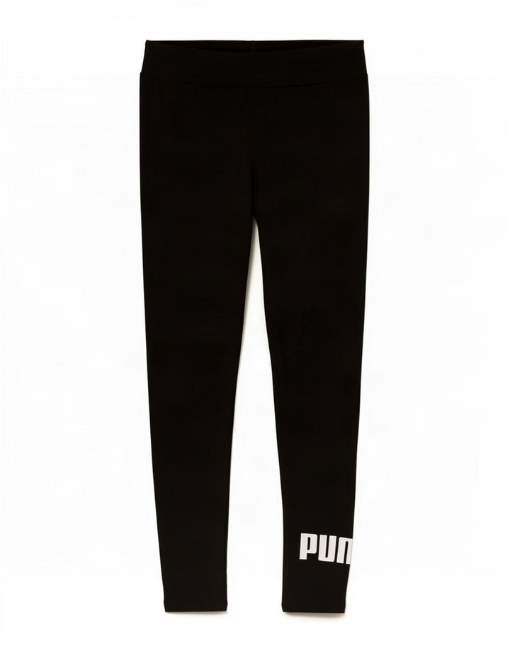 Puma Womens Graphic Leggings UK 12 Medium Black