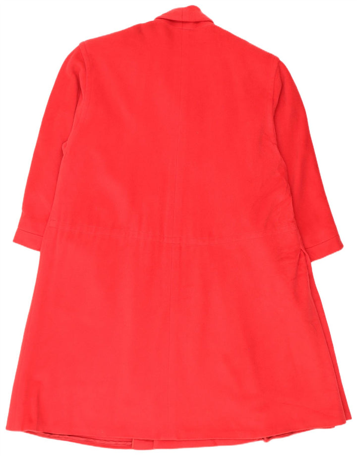 Gianfranco Ferre Womens Oversized Overcoat IT 40 Small Red Wool