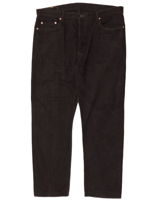 Levi's Mens 615 Straight Jeans W40 L31 Black Cotton