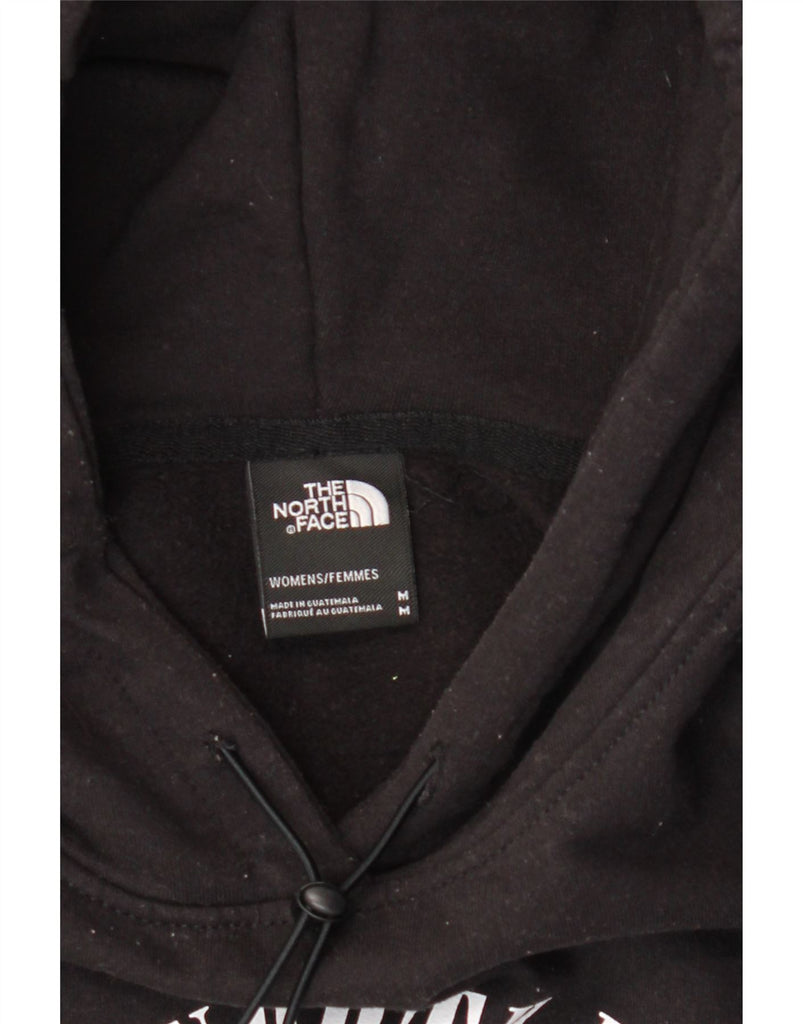 THE NORTH FACE Womens Oversized Graphic Hoodie Jumper UK 14 Medium Black Vintage The North Face and Second-Hand The North Face from Messina Hembry 