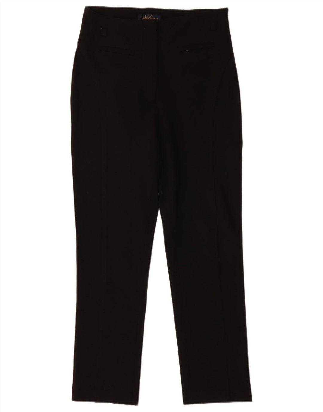 LUISA SPAGNOLI Womens Straight Suit Trousers IT 42 Medium W28 L26 Black