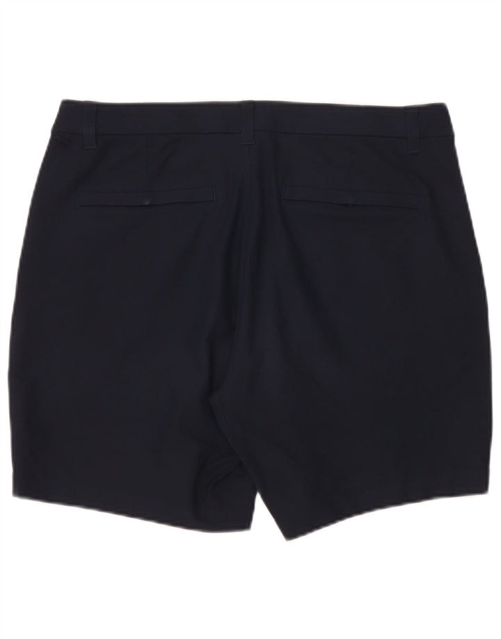 Lululemon Mens Chino Shorts W33 Medium Navy Blue Polyester