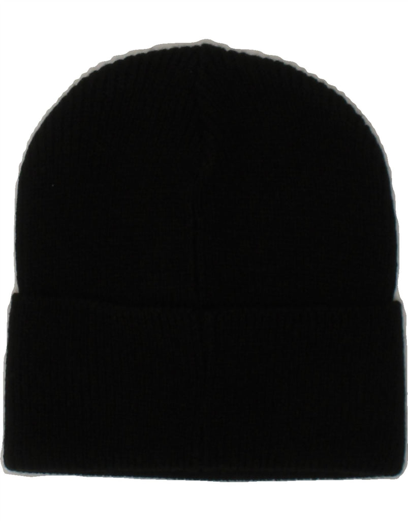 ADIDAS Boys Graphic Beanie Hat One Size Black Acrylic Vintage Adidas and Second-Hand Adidas from Messina Hembry 