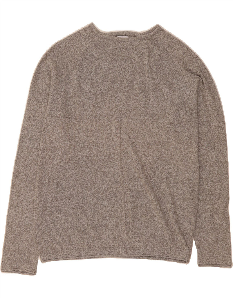 ZARA Mens Crew Neck Jumper Sweater Medium Grey Flecked Vintage Zara and Second-Hand Zara from Messina Hembry 
