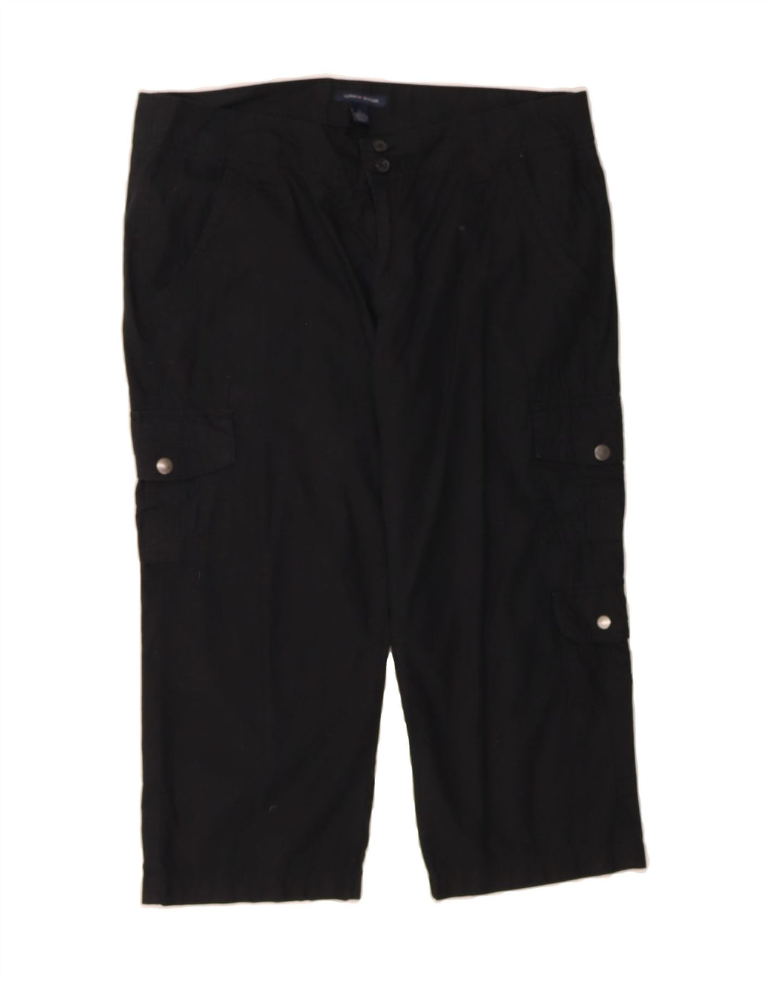 TOMMY HILFIGER Womens Straight Capri Trousers US 8 Medium W30 L21 Black Vintage Tommy Hilfiger and Second-Hand Tommy Hilfiger from Messina Hembry 
