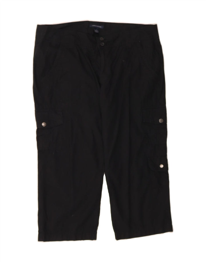 TOMMY HILFIGER Womens Straight Capri Trousers US 8 Medium W30 L21 Black Vintage Tommy Hilfiger and Second-Hand Tommy Hilfiger from Messina Hembry 