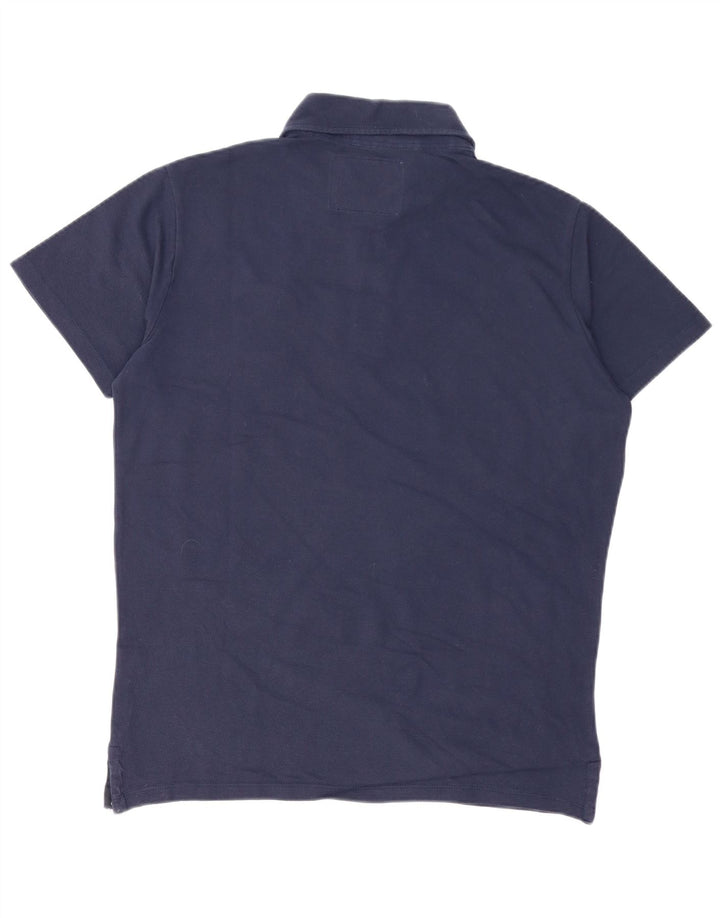 Ahaus Mens Polo Shirt XL Navy Blue Cotton
