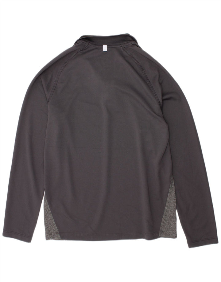 RUSSELL ATHLETIC Boys Pullover Tracksuit Top 10-11 Years Large Grey