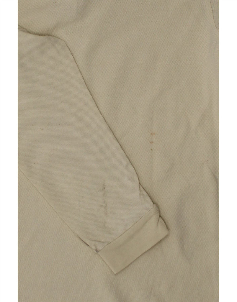 CHAMPION Boys Long Sleeve Polo Shirt 9-10 Years Medium Yellow Cotton Vintage Champion and Second-Hand Champion from Messina Hembry 