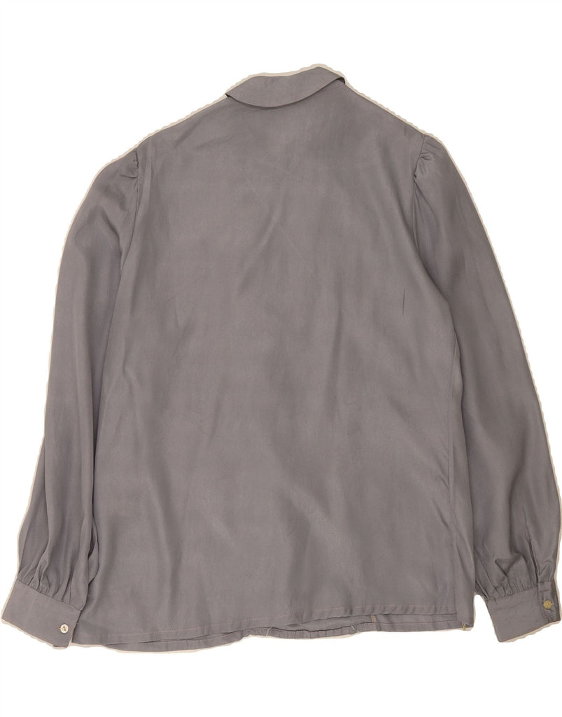 PRIMAVERA FIRENZE Womens Blouse Top UK 14 Large Grey Vintage Primavera Firenze and Second-Hand Primavera Firenze from Messina Hembry 