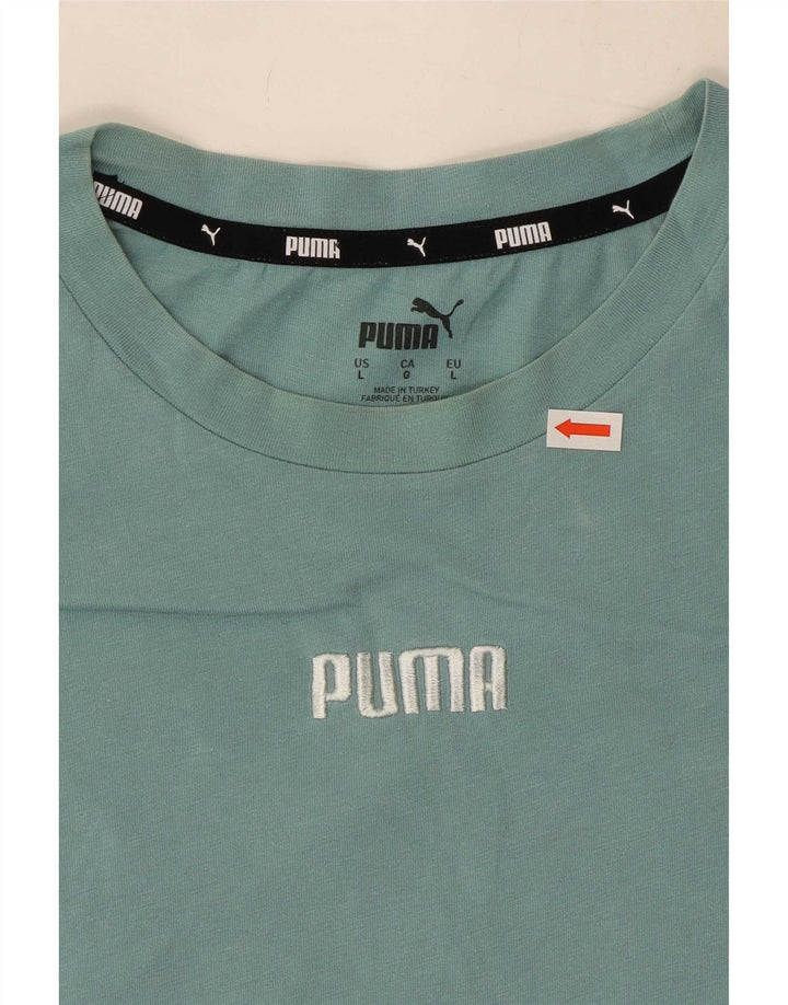 Puma Mens T-Shirt Top Large Blue