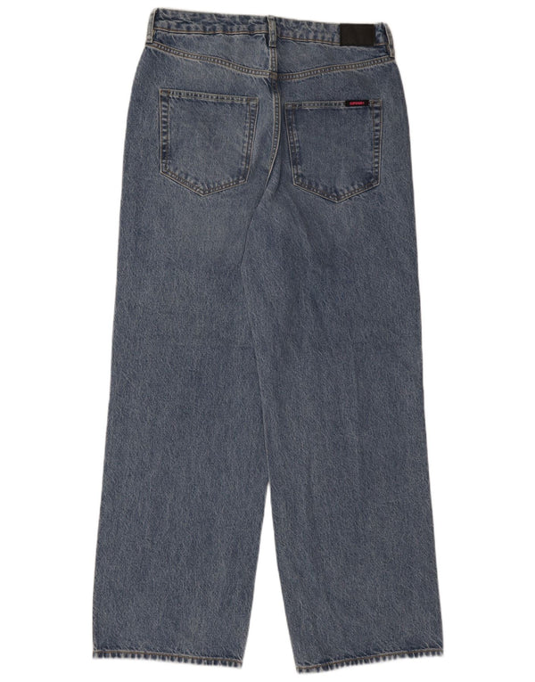 Superdry Mens Loose Jeans W32 L30 Blue Cotton