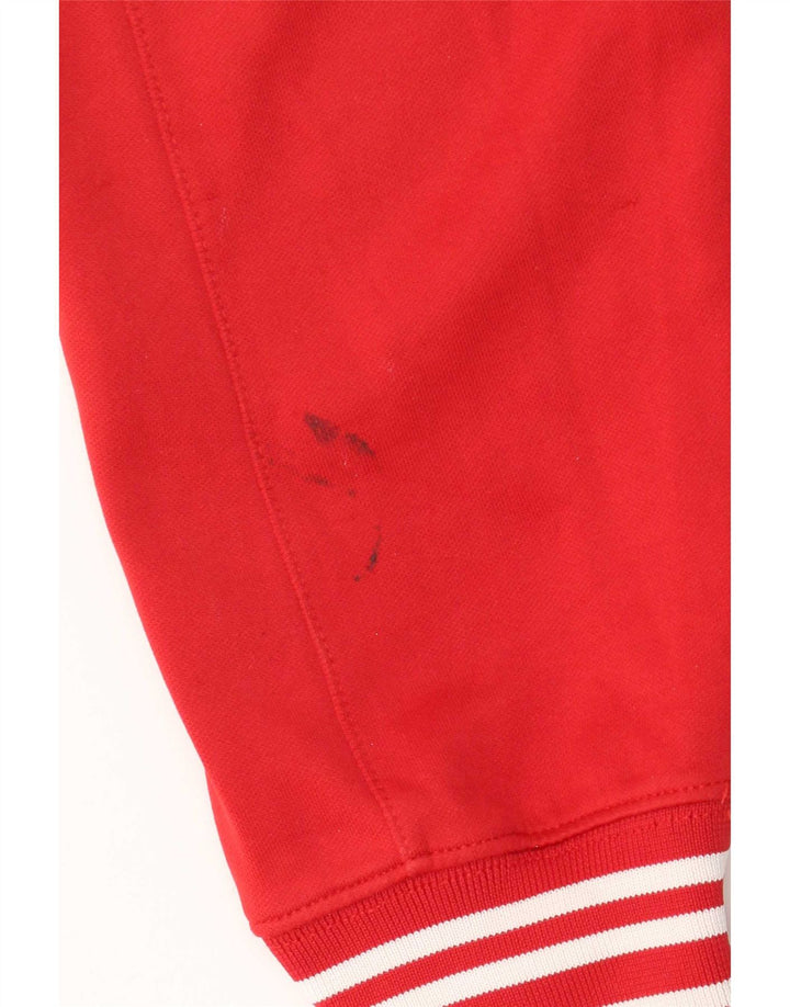 Nike Mens Tracksuit Top Jacket Large Red Polyester