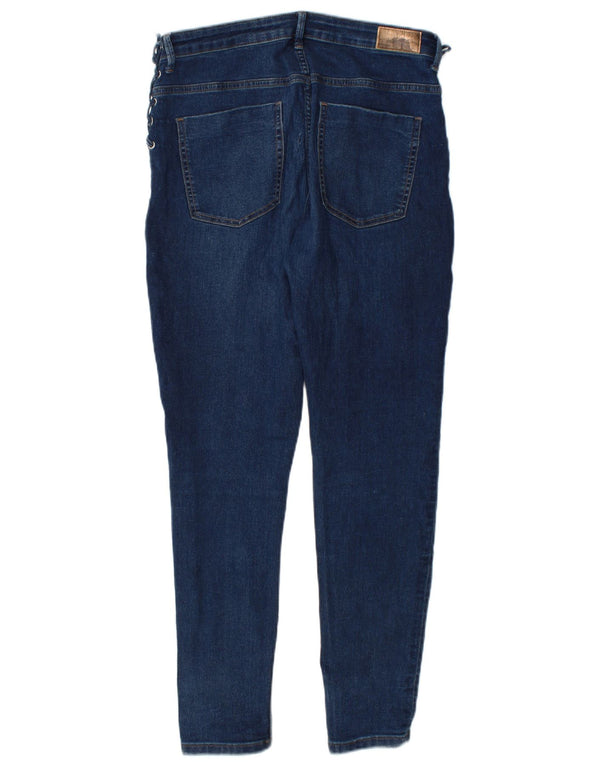 Zara Womens Skinny Jeans EU 42 Large W32 L28 Blue Cotton