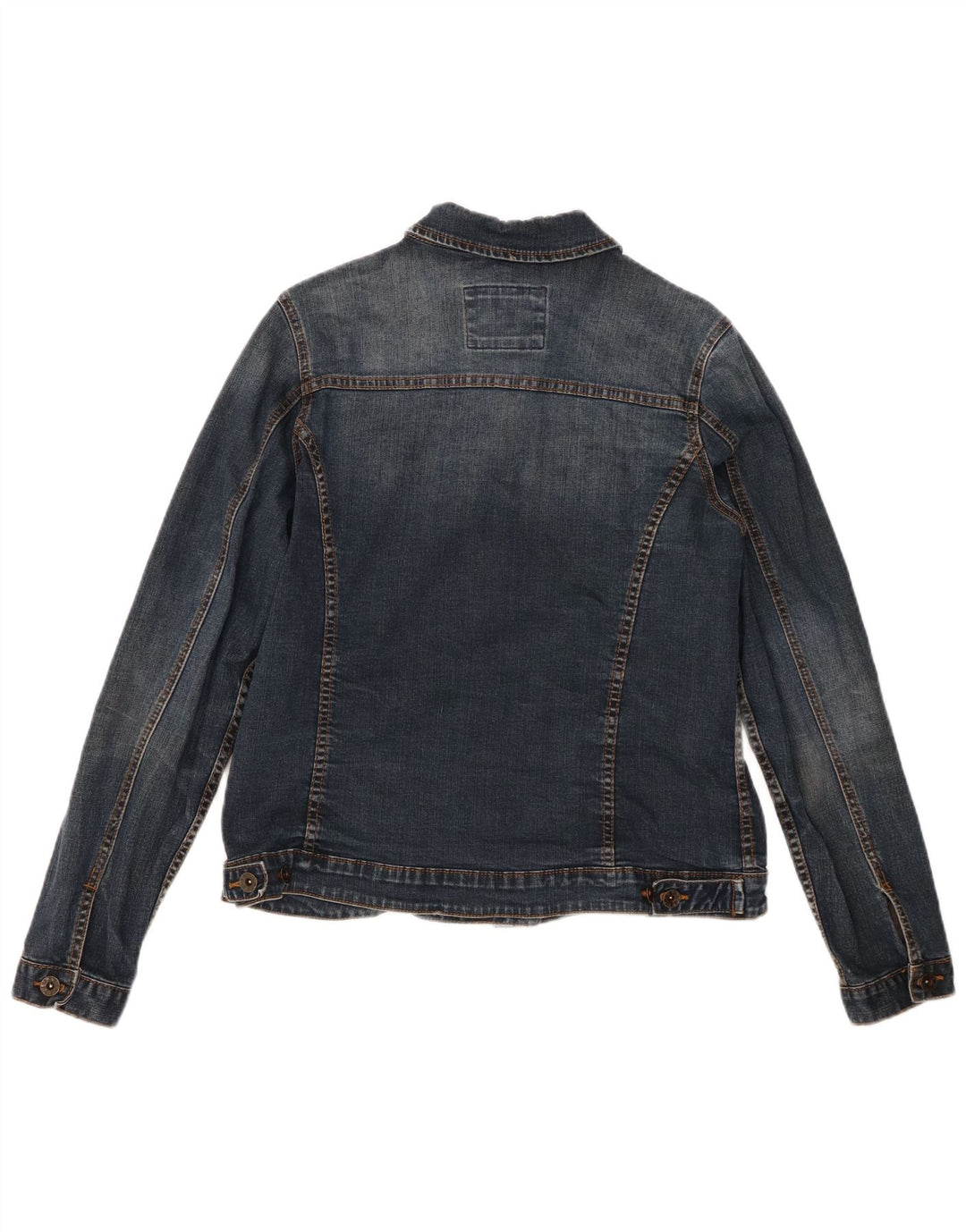 Fat Face Womens Denim Jacket UK 14 Medium Blue Cotton