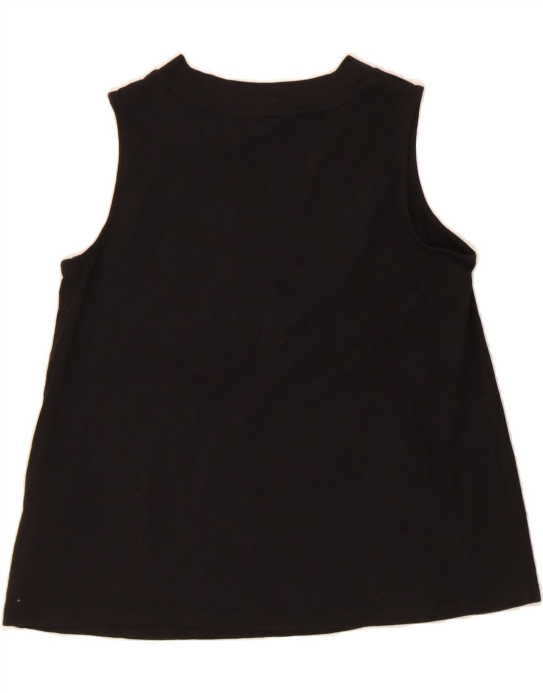 JOULES Womens Vest Top UK 12 Medium Black Vintage Joules and Second-Hand Joules from Messina Hembry 