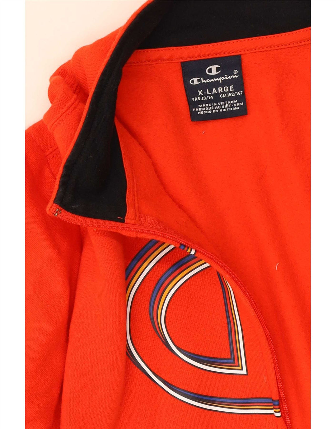Champion Boys Graphic Tracksuit Top Jacket 13-14 Years XL Red