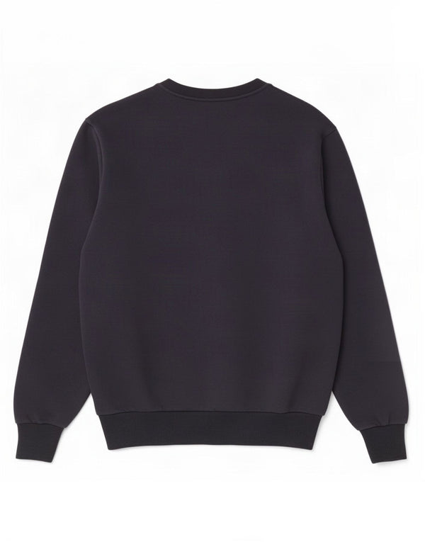 Ellesse Womens Sweatshirt Jumper UK 12 Medium Navy Blue Cotton Retro
