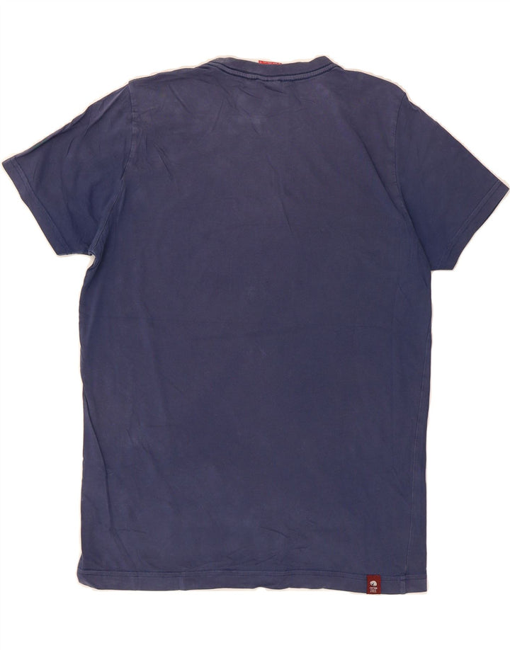 PUMA Mens Graphic T-Shirt Top Medium Navy Blue Cotton Vintage Puma and Second-Hand Puma from Messina Hembry 