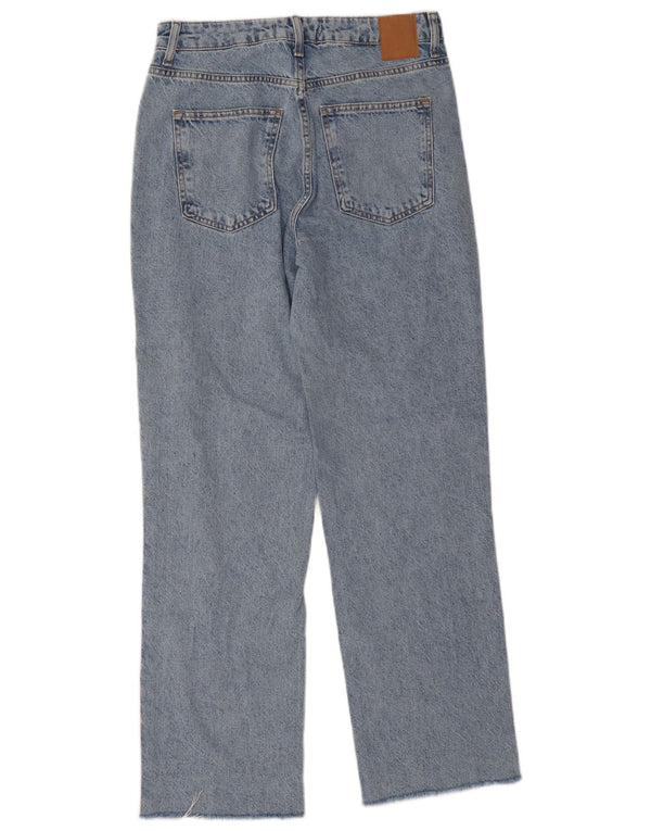 Zara Womens Straight Jeans EU 38 Small W28 L29 Blue Cotton