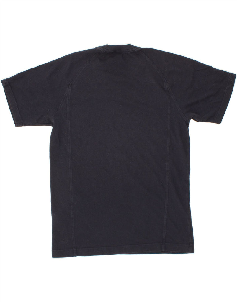 ADIDAS Mens Graphic T-Shirt Top UK 38/40 Medium Navy Blue Cotton Vintage Adidas and Second-Hand Adidas from Messina Hembry 