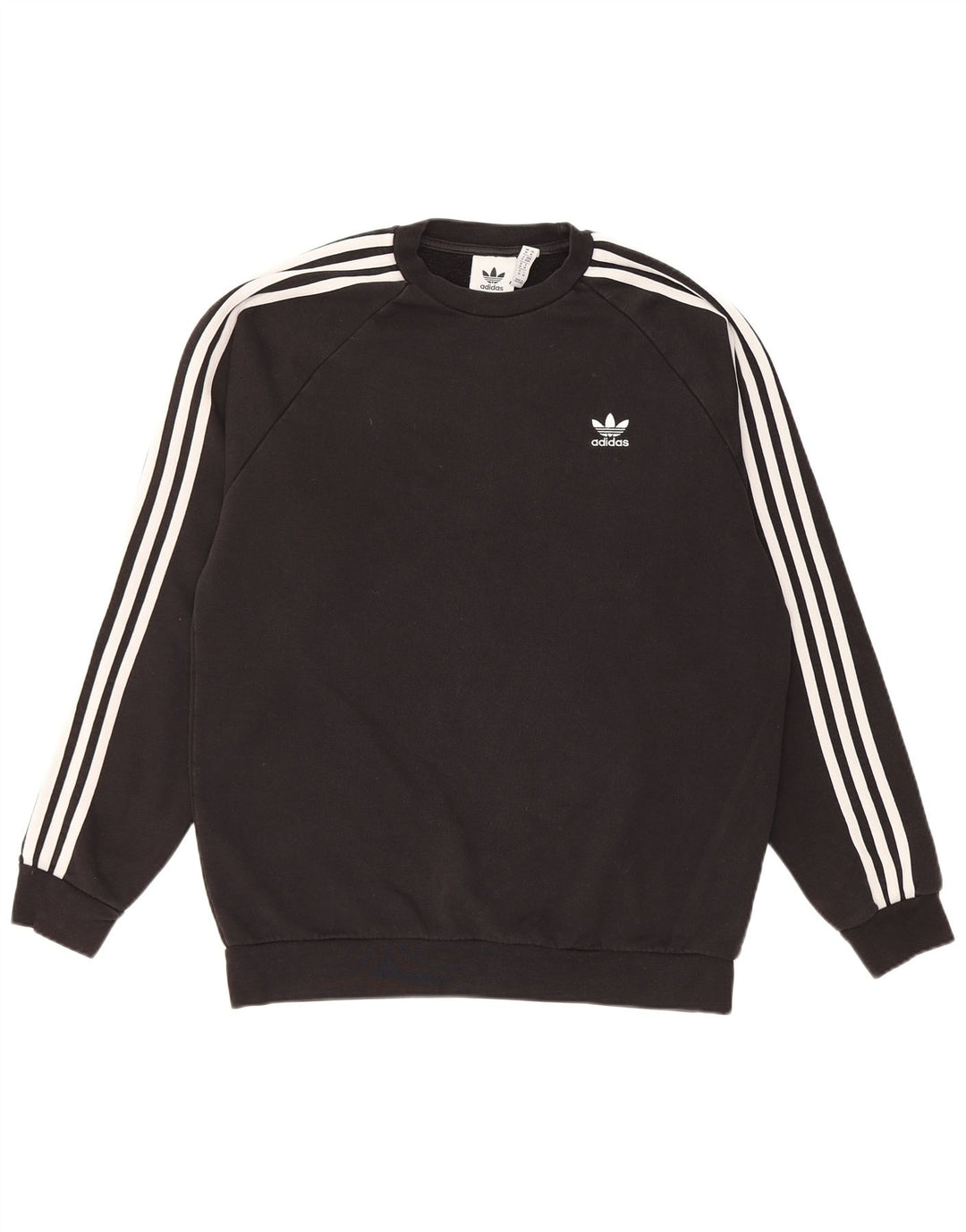 ADIDAS Mens Sweatshirt Jumper Medium Black Cotton