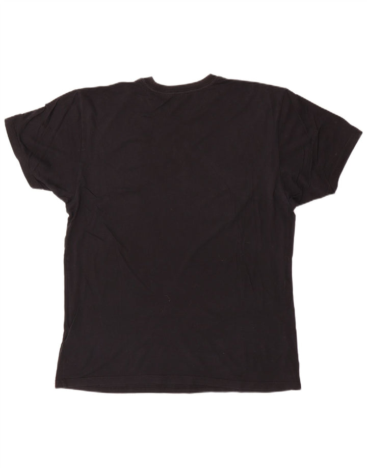 Vans Mens Classic Fit Graphic T-Shirt Top Large Black Cotton