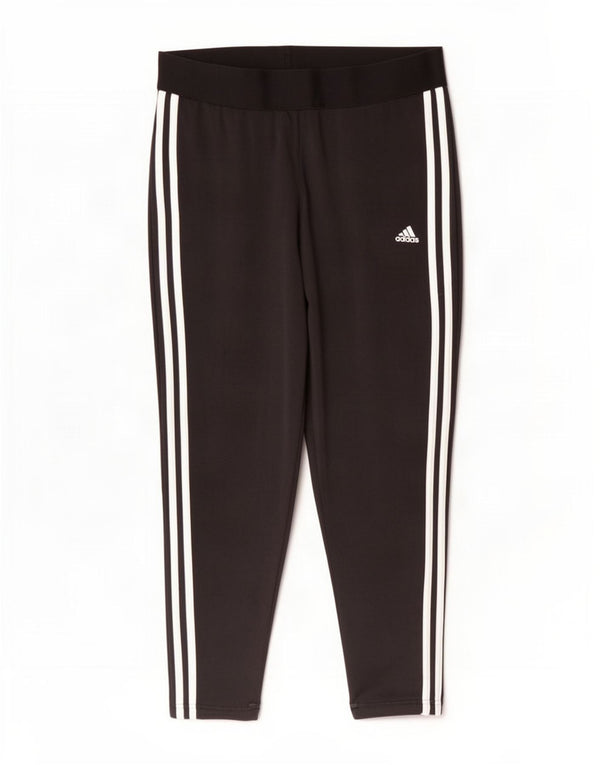 Adidas Womens Leggings UK 20/22 XL Black Cotton