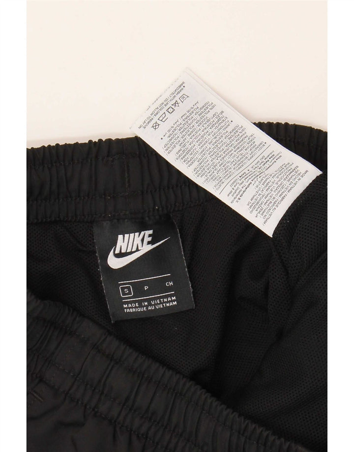 Nike Mens Graphic Swimming Shorts Small Black Polyester
