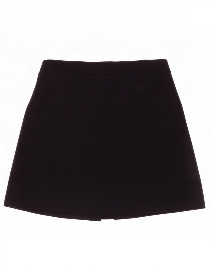 Zara Womens Mini Skirt Small W26 Black Viscose